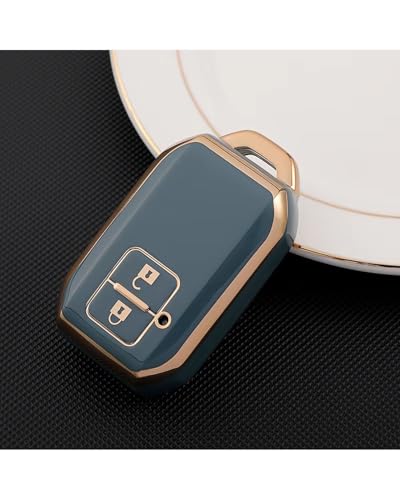 Coque de clé pour Suzuki Swift pour réparer un boîtier usé 2 boutons blanc