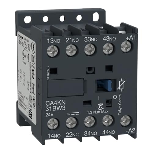 Relais de commande 24VDC CA4KN31BW3 à faible consommation pour armoire électrique - 2