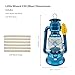 Light of Mine - Dietz #30 Little Wizard Blue Oil Lantern Including 100% Cotton 5/8