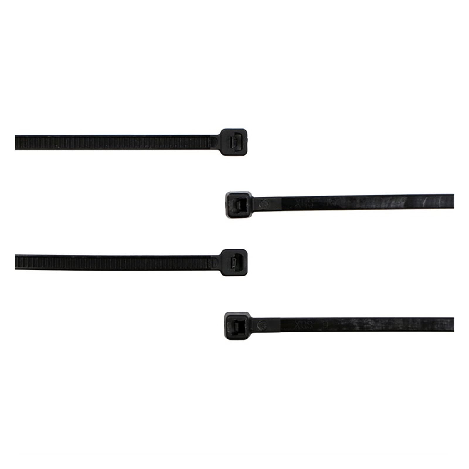 Sepkus 100PCS 3 X 60/80/100/120/150/200 mm Blanco Negro Leche Cable Bridas con Cremallera Bridas de Nailon autoblocantes (Color: Blanco, Tamaño: 3 x 200 mm) (Blanco 3 x 150 mm)