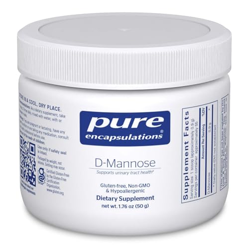 Pure Encapsulations D-Mannose Powder - for Urinary Tract Support - Urinary Tract Support & Bladder Health* - Easy Dissolve Powder - Non-GMO & Vegan - 1.76 oz
