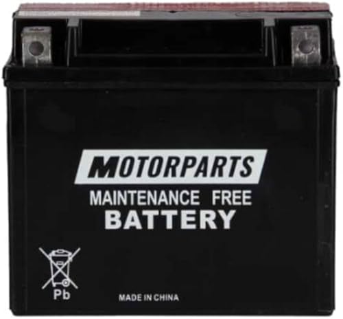 BATTERIA MOTORPARTS MINARELLI YT9B-BS 12V 8AH COMPATIBILE CON YAMAHA MT 03 660 660 2011-2012 AGM SENZA MANUTENZIONE MOTO SCOOTER