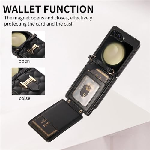 Coque Samsung Z Flip 4 portefeuille en cuir pour ne plus perdre son téléphone