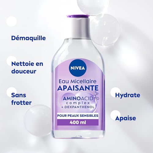 Eau Micellaire Démaquillante Peaux Sensibles Apaisante Nivea Le Flacon De 400ml - vue 3