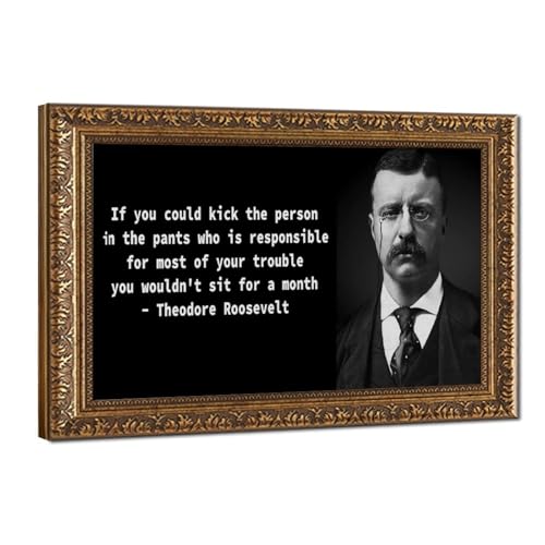Poster Theodore Roosevelt WCYB pour décoration murale bureau et salon