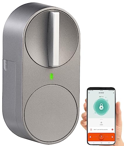VisorTech Smart Schloss: Smarter motorbetriebener Türschlossantrieb mit Bluetooth und App (Türöffner, Türschloss-Antriebe, Schließzylinder)