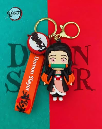 Image of Cute 3D Keychain | Keyring & Quirky Bag Charm | Hard Silicone, Unbreakable | Travel Essential | Kids Friendly | Strap & Bag Hook
