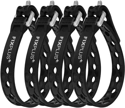 Sangles Thule Lot De 4 Sangles Nano Fixplus - Courtes Et étroites (23x1.2 Cm) Pour Attacher, Serrer Et Ranger