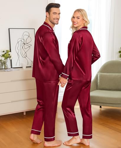 SWOMOG Family Matching Pyjamas Sets 2 Pcs Pj Set Long Sleeve Sleepwear4