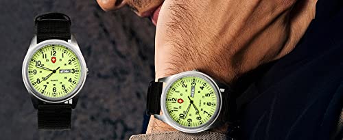 Gosasa Unisex Military Watches Sport Textile Nylon Strap Stylish Men Watch Luminous Fashion Watches Analog Display Quartz Waterproof Casual Wristwatch3