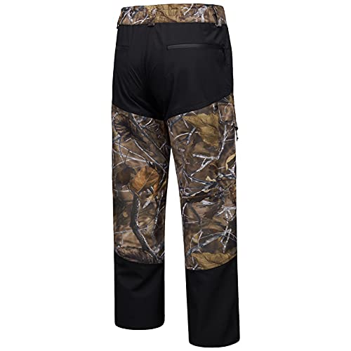 Bassdash Splice Men’s Waterproof Breathable Hunting Pants Ripstop Camo Fishing Rain Pant #TOP1
