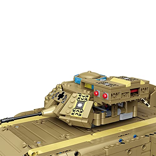 Technologie Tank Bausteine, 1763 Stück Tank Spielzeug Modell mit Motor Kit, Kompatibel mit LEGO Militärbausteinen - M2A2… – Bild 7