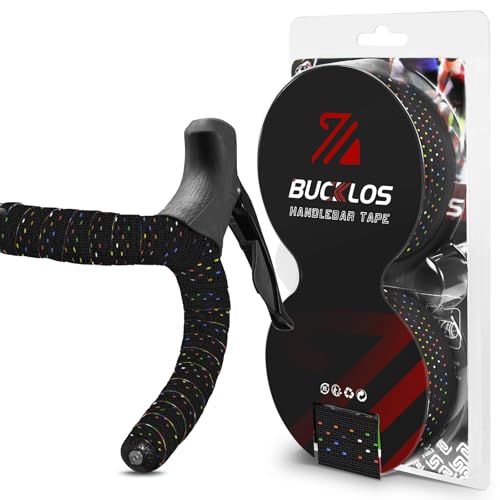 BUCKLOS Silicone EVA Road Bike Handlebar Tape Comfort Drop Bar Wraps 2Pcs