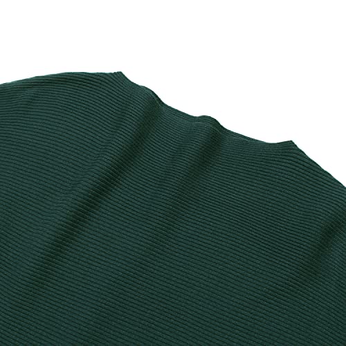 Makarthy Women's Batwing Sleeves Knitted Dolman Sweaters Pullovers Tops (Green) #TOP1