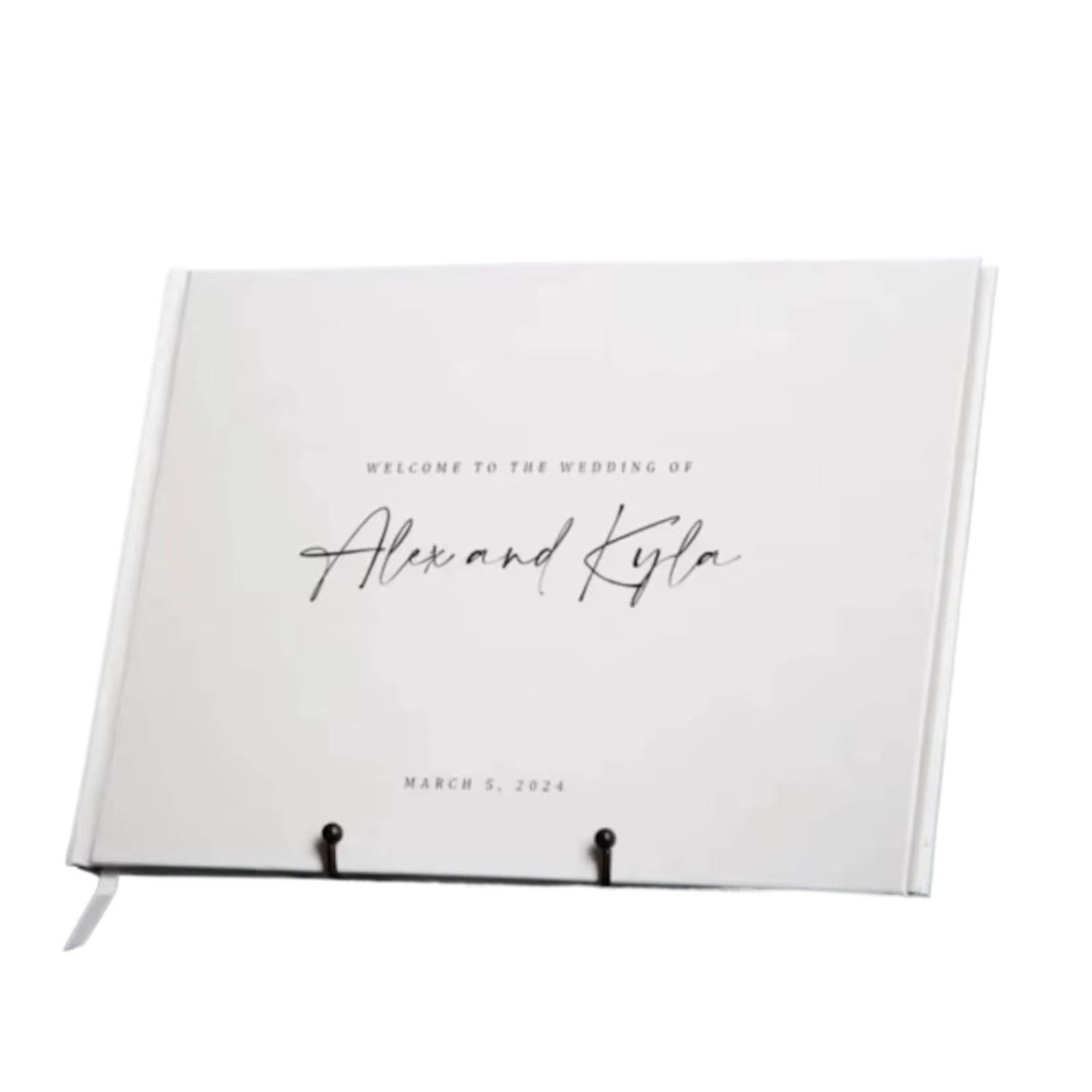Libro Firmas Boda Libro de firmas Boda en Blanco y Negro