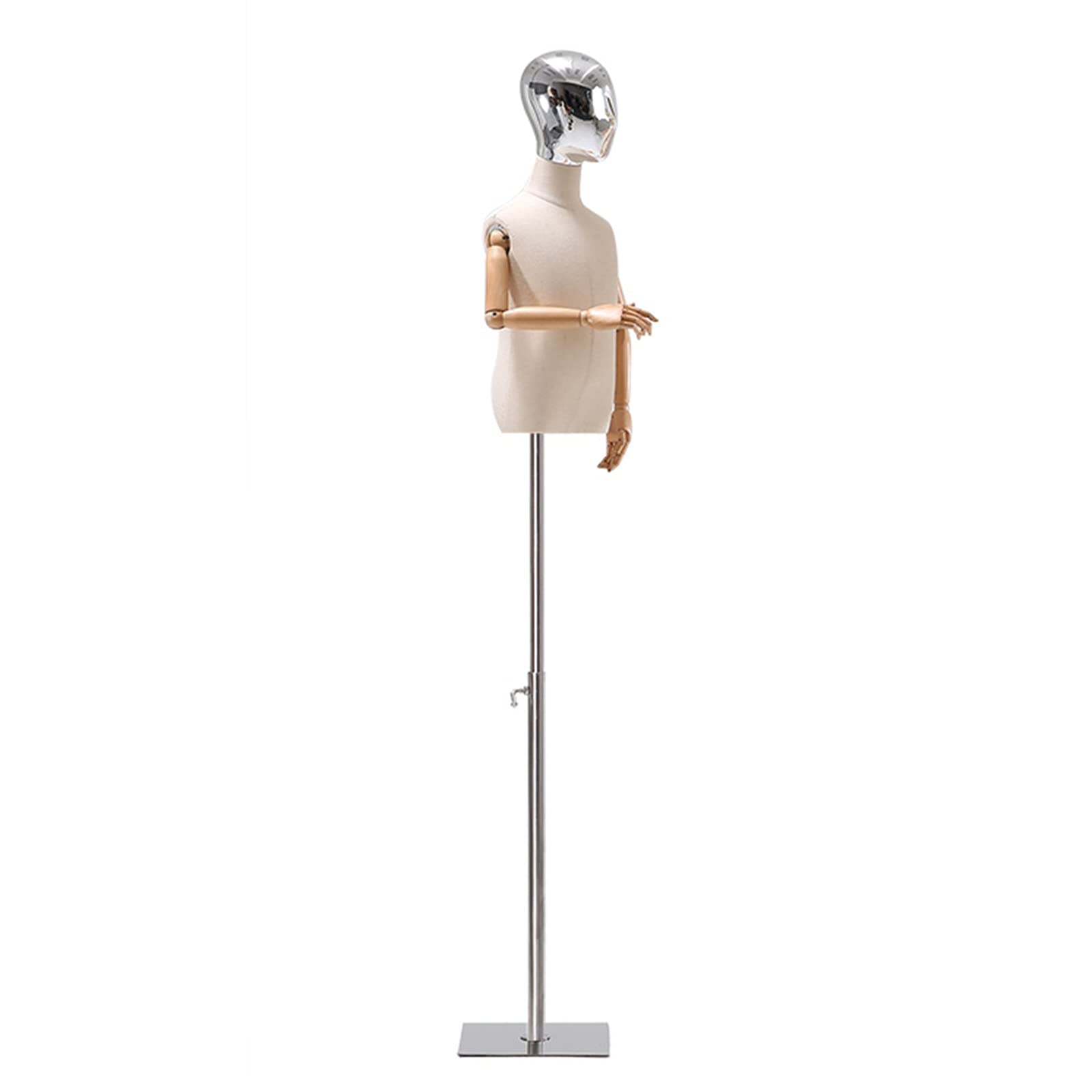 Maniquí de busto infantil ajustable para escaparatismo de tiendas de bebés en color C edad 6 años
