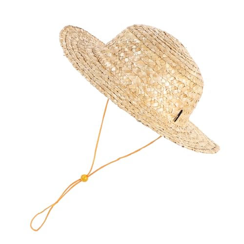 Chapeau de paille enfant pour le jardin et les jeux en extérieur Beavorty