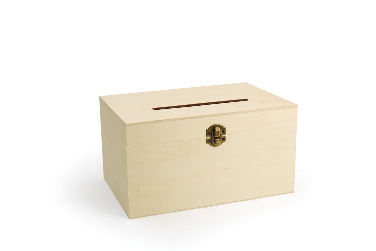 Urna de madera, 24 x 14 x 16 cm