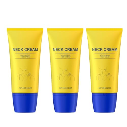 Crema reafirmante para el cuello para piel flácida – Reduce visiblemente las arrugas, las líneas finas y la papada con hidratante elevador – Tratamiento reafirmante para zonas sensibles del cuello y