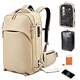 Zurligi Vacuum Travel Backpack, 40-70L Expandable Carry-On with Hip Belt, Compression System, TSA Lock, Water Resistant, Fits 18' Laptop