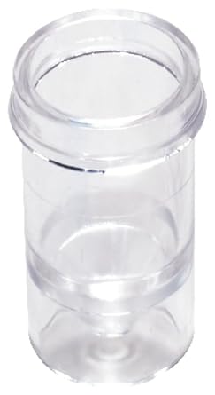 Caplugs Evergreen 127-0090-010 SCR Series Standard Serum Sample Cup, Freestanding Conical, 1000 Pack, Natural, Polystyrene, Capacity 2 mL, Specimen Collection, Sample Preservation, Analysis, Testing