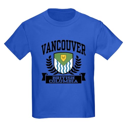 Cafepress 04253875890E2A4 Vancouver Kids Dark T Shirt Kids Dark Graphic Cotton T-Shirt Royal cover