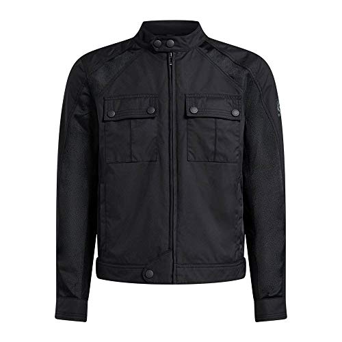 Belstaff Temple Motorrad Textiljacke, schwarz, 2XL