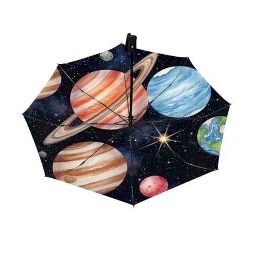 Parapluie de voyage Planet Wind pliable inversé pour ne plus mouiller vos affaires
