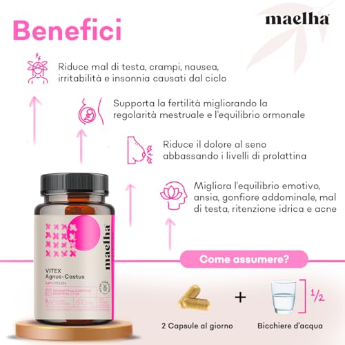 Maelha Nutrition Vitex Agnus-Castus 60 Capsule - 4