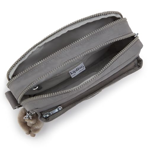 Image of Kipling Women's Abanu Medium Crossbody Bag, Lightweight, Adjustable Nylon Waist Pack with Multi-Compartment Zip Pockets