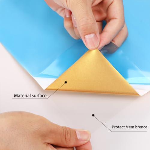 Image of Gold Htv Vinyl Gold Iron Heat Transfer Vinyl Rolls HTV 12inch x 5feet Iron On Vinyl for T-Shirts Totes and Bags, Easy to Cut & Weed for Silhouette Cameo, Heat Press Machine