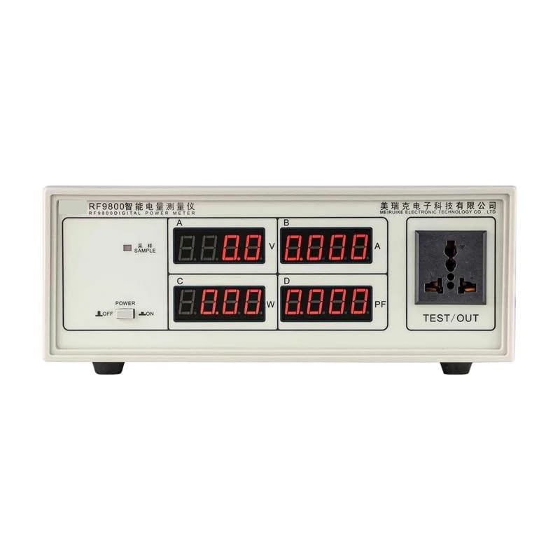 Medidor digital RF9800 con pantalla para control de 600V y 20A 4