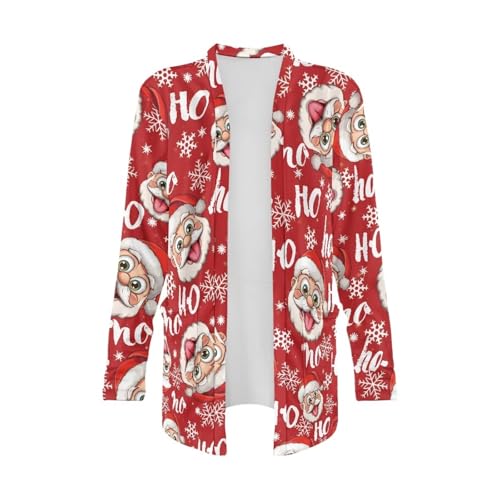 Image of Womens Open Fron Cardigan Sweaters Long Sleeve Tops Daily Coats