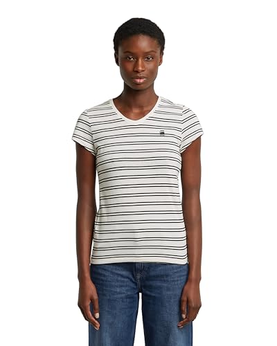 G STAR Eyben Slim V Neck Top 2.0 T Shirt para Mujer