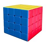 Speed Zauberwürfel Stickerless – Profi-Würfel mit Ultra-Glattem Drehen, Lebendigen Farben & Langlebiger Haltbarkeit – Schneller als das Original (4x4x4)