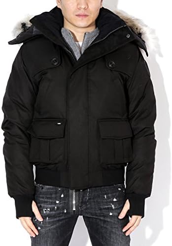 Wiberlux Nobis Cartel Men's Hooded Bomber Jacket Fur Ruff