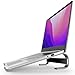 Produktbild MMOBIEL Laptop Ständer Laptop Stand 10 bis 18 Zoll - Laptophalterung Universal - Laptopständer für den Schreibtisch Kompatibel mit MacBook, Notebook, ASUS, Acer, Dell usw. - Schwarz Aluminium