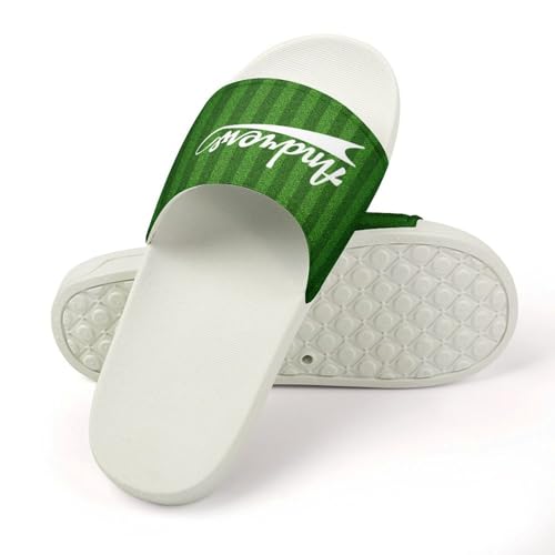 Custom Sports Slides Personalized Slippers - Baseball Sandals Quick Drying Softball Slippers Indoor Outdoor,Gifts for Men Youth Boy (White,Style 29)4