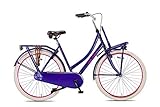 Rücktrittbremse Hoopfietsen 28 Zoll Hollandfahrrad Damen Altec Urban Single Speed Militärgrün 50 cm Rahmengröße