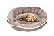 Sogni E Capricci Bett für Hunde und Katzen, Beige, 59 x 53 x 18 cm