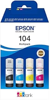 Epson EcoTank 104 Genuine Multipack Ink Bottles