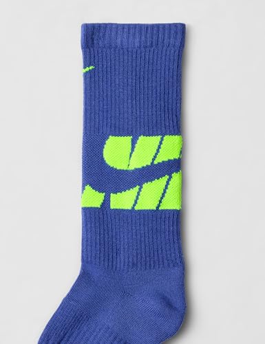 Image of Nike Unisex Kids' Everyday Cushioned Crew Socks (6-Pack) | Boys and Girls