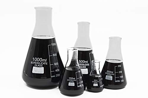 Sciencent Laboratory Starter Kit - Glass Beakers, Erlenmeyer Flasks, Media Bottles, Pipettes, Droppers, Test Tube Stand, Test Tube Clamp, Lab Glass Cylinders - Thumbnail 4