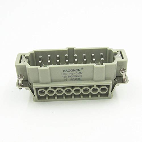 Davitu HDC-HE-016M HAOGNCN Heavy Duty connector 16 pin 16A rectangular connector pin hot runner