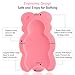 KECUCO Baby Bath Cushion Infant Bath Mat, Pad & Sponge for Toddler, Infant & Newborn (Pink-Style4)