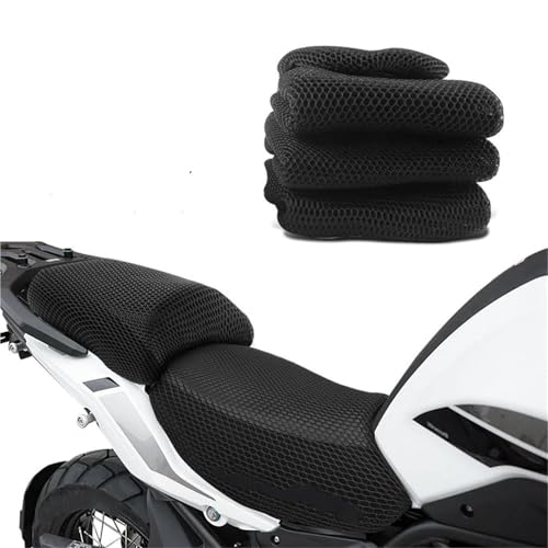 Selle en tissu respirant pour Benelli TRK 502 antidérapante