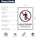 No Littering Minimum 85 Fine 37 Ri Gen Laws 15 6 Sign, 10x7 Inches, 55 mil thick HDPS (high density polystyrene), Made in USA by My Sign Center