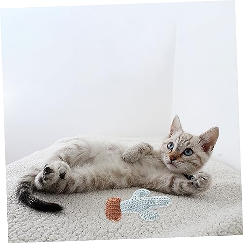 BESPORTBLE Interaktives Plüsch-Spielzeug Mit Katzenminze Cartoon-kätzchen-Design Kauspielzeug Für Haustier-Katzen Geeignet Zum Kratzen Und Zerren Für Beschäftigung