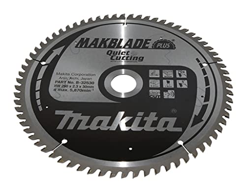 Makita Makblade + Saege Fogli, 260 X 30 Mm, 70Z, B, 32530