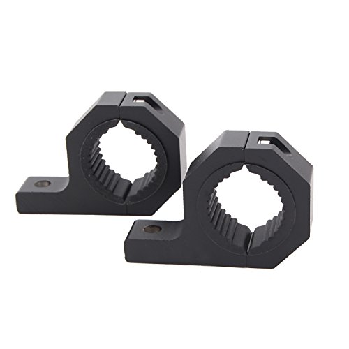 Northpole Light Universal Horizontal Bar Clamp Mounting Brackets Bull Bar Bumper Tube Clamp Roof Roll Cage Holder for Off Road Jeeps LED Light Bar